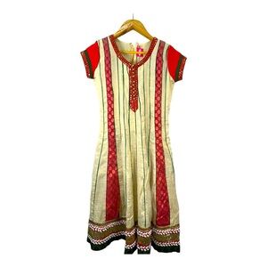 Vibali Ethnic Wear Girls Dress Size 36 Small or 90cm, Made in India, pre-owned